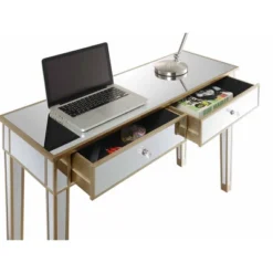 Gold Coast Mirrored Desk - Breighton Home 17 Gold Coast Mirrored Desk - Breighton Home -Deals Breighton Home Store GUEST 00474c79 6059 4c4f 8b53 2a7f3a9d8ab7