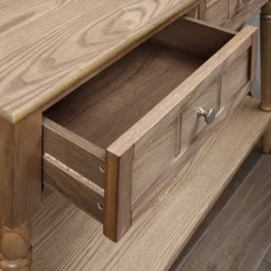 French Country 2 Drawer Hall Table With Shelf - Breighton Home -Deals Breighton Home Store GUEST 00e2fbb3 143f 45d4 8e3e 711585f65217