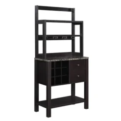 Newport 2 Drawer Serving Bar With Wine Rack And Shelves - Breighton Home -Deals Breighton Home Store GUEST 01441991 d537 4584 b9f2 85751ac5a658