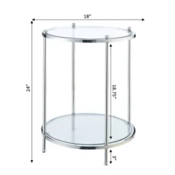Royal Crest 2 Tier Round End Table - Johar Furniture -Deals Breighton Home Store GUEST 02dc5aad c019 4406 90a8 0fc7708d8f78