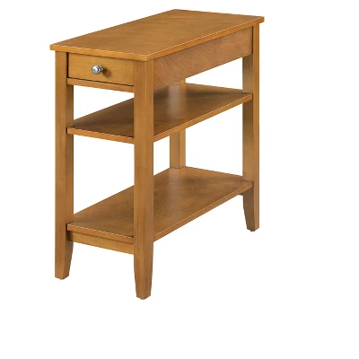 American Heritage 3 Tier End Table With Drawer - Breighton Home 16 American Heritage 3 Tier End Table With Drawer - Breighton Home - Image 16