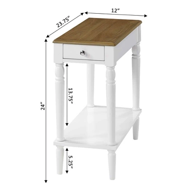 French Country No Tools Chairside Table - Breighton Home 7 French Country No Tools Chairside Table - Breighton Home - Image 7