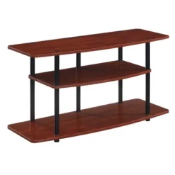 Designs2Go 3 Tier Wide TV Stand For TVs Up To 43" - Breighton Home -Deals Breighton Home Store GUEST 0ceab1de 49aa 4093 9ddc 46b4b11bd52a