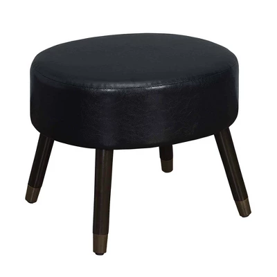 Designs4Comfort Mid-Century Modern Round Ottoman Stool - Breighton Home 6 Designs4Comfort Mid-Century Modern Round Ottoman Stool - Breighton Home - Image 6