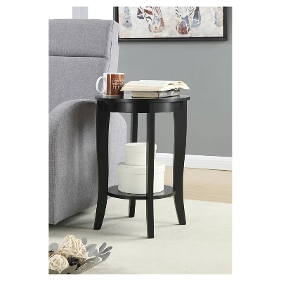 American Heritage Round End Table - Convenience Concepts 2 American Heritage Round End Table - Convenience Concepts - Image 2