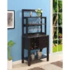 Newport 2 Drawer Serving Bar With Wine Rack And Shelves - Breighton Home