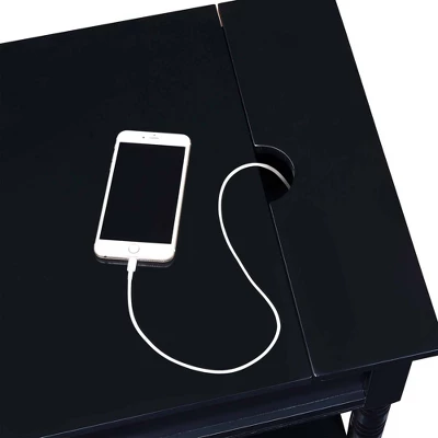 Country Oxford End Table With Charging Station - Johar Furniture 7 Country Oxford End Table With Charging Station - Johar Furniture - Image 7