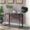 Extra Folding Desk With Charging Station - Breighton Home