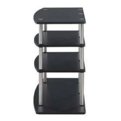 Designs2Go No Tools Wide Highboy 4 Tier TV Stand For TVs Up To 43" Black - Breighton Home 5 Designs2Go No Tools Wide Highboy 4 Tier TV Stand For TVs Up To 43" Black - Breighton Home -Deals Breighton Home Store GUEST 14419e0c 2d53 4497 b456 492425dbd099