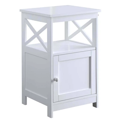 Oxford End Table With Storage Cabinet And Shelf - Breighton Home 9 Oxford End Table With Storage Cabinet And Shelf - Breighton Home - Image 9