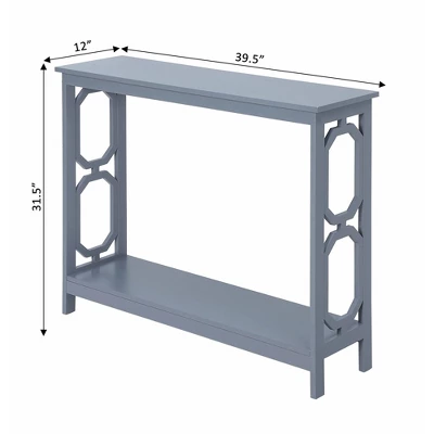 Omega Console Table With Shelf - Breighton Home 3 Omega Console Table With Shelf - Breighton Home - Image 3
