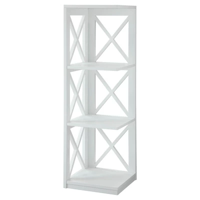38.5" Oxford 3 Tier Corner Bookcase - Breighton Home 16 38.5" Oxford 3 Tier Corner Bookcase - Breighton Home - Image 16