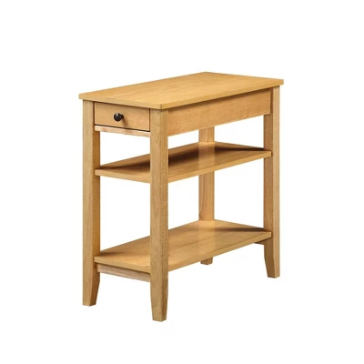 American Heritage 3 Tier End Table With Drawer - Breighton Home 12 American Heritage 3 Tier End Table With Drawer - Breighton Home - Image 12