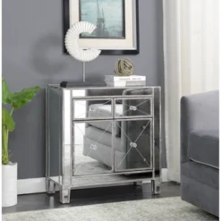 Gold Coast Vineyard 2 Drawer Mirrored Cabinet Weathered Gray - Breighton Home -Deals Breighton Home Store GUEST 1d7a863d a2c2 45b3 8ede b94473087ee4