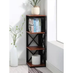 38.5" Oxford 3 Tier Corner Bookcase - Breighton Home 20 38.5" Oxford 3 Tier Corner Bookcase - Breighton Home -Deals Breighton Home Store GUEST 260bef65 1197 49da 958a c6379b457ea8