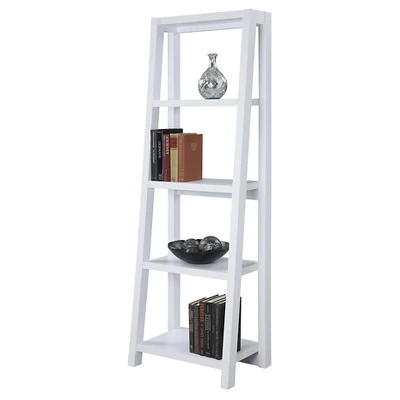 63.25" Newport Lilly Bookcase White - Breighton Home 1 63.25" Newport Lilly Bookcase White - Breighton Home