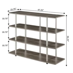Designs2Go XL Highboy 4 Tier TV Stand For TVs Up To 55" - Breighton Home 9 Designs2Go XL Highboy 4 Tier TV Stand For TVs Up To 55" - Breighton Home -Deals Breighton Home Store GUEST 29c81dcb a9d6 4fde 98ef ee3839384442