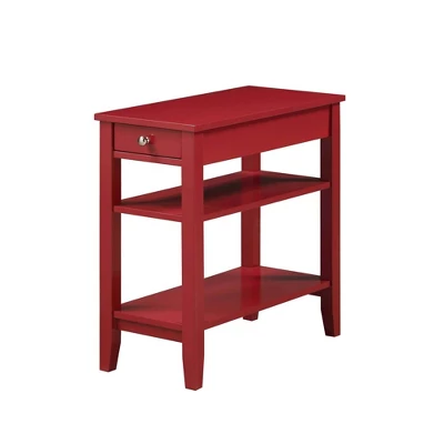 American Heritage 3 Tier End Table With Drawer - Breighton Home 11 American Heritage 3 Tier End Table With Drawer - Breighton Home - Image 11