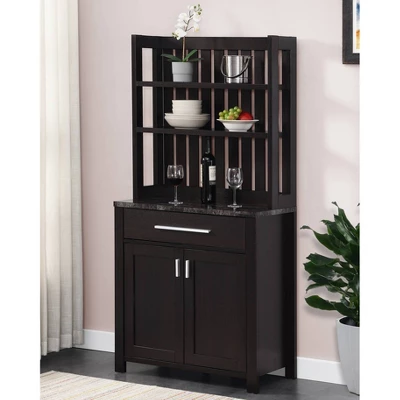 Sawyer Wine Bar With Cabinet - Breighton Home 1 Sawyer Wine Bar With Cabinet - Breighton Home