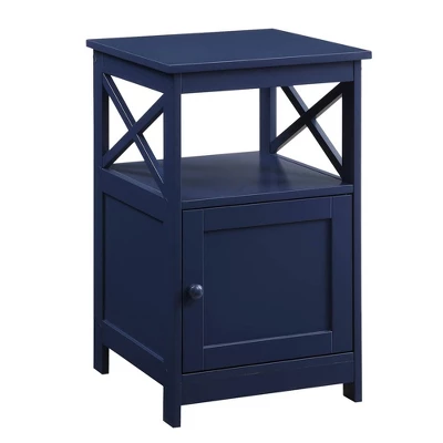 Oxford End Table With Storage Cabinet And Shelf - Breighton Home 6 Oxford End Table With Storage Cabinet And Shelf - Breighton Home - Image 6