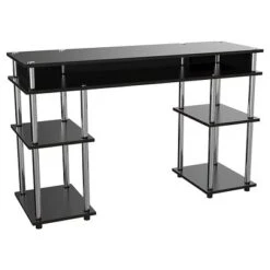 Designs2Go No Tools Student Desk With Shelves - Breighton Home -Deals Breighton Home Store GUEST 2d7abc7d 5e04 4a24 9a7d 5f49b3fcc247