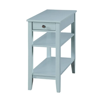 American Heritage 3 Tier End Table With Drawer - Breighton Home 9 American Heritage 3 Tier End Table With Drawer - Breighton Home - Image 9
