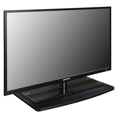 Single Tier Swivel Riser TV Stand For TVs Up To 20" Black - Breighton Home 1 Single Tier Swivel Riser TV Stand For TVs Up To 20" Black - Breighton Home