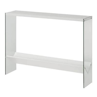 SoHo V Console Table With Shelf - Breighton Home 6 SoHo V Console Table With Shelf - Breighton Home - Image 6