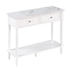 French Country 2 Drawer Hall Table With Shelf - Breighton Home -Deals Breighton Home Store GUEST 3452f2cf 8027 4422 8b96 3a92e84ba98e