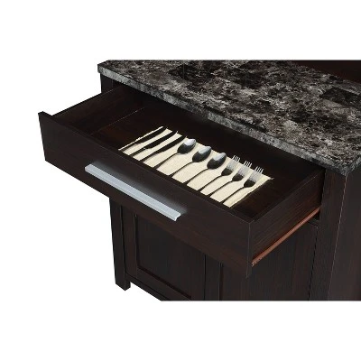 Sawyer Wine Bar With Cabinet - Breighton Home 4 Sawyer Wine Bar With Cabinet - Breighton Home - Image 4