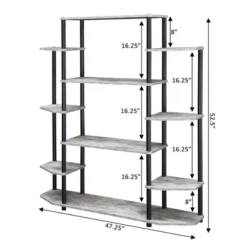 52.5" Designs2Go Wall Unit Bookshelf - Breighton Home 9 52.5" Designs2Go Wall Unit Bookshelf - Breighton Home -Deals Breighton Home Store GUEST 388958cd a1ab 4fc4 a7ef 08f98a458d5f