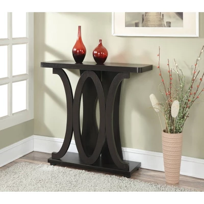 Newport Hailey Console Table Espresso - Breighton Home 1 Newport Hailey Console Table Espresso - Breighton Home