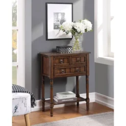 Kendra Hall Table Dark Oak - Breighton Home