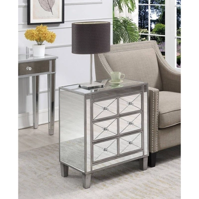 Gold Coast BettyB Mirrored End Table - Breighton Home 1 Gold Coast BettyB Mirrored End Table - Breighton Home