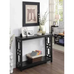 Town Square Console Table With Shelf - Breighton Home
