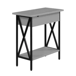 Tucson Flip Top End Table With Charging Station And Shelf - Breighton Home -Deals Breighton Home Store GUEST 3d438fb7 5a66 4b9c a2ae 0ce97a752591