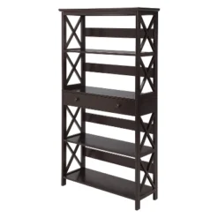 59.75" Oxford 5 Tier Bookcase With Drawer - Breighton Home 17 59.75" Oxford 5 Tier Bookcase With Drawer - Breighton Home -Deals Breighton Home Store GUEST 3efbfec5 dc3c 4511 b6db 5f514c4d4c85