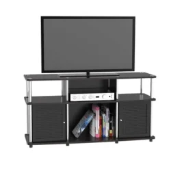 Deals Breighton Home Store 8 Chelsea TV Stand For TVs Up To 50" Black - Breighton Home