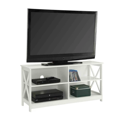 Oxford TV Stand For TVs Up To 46" White - Breighton Home 2 Oxford TV Stand For TVs Up To 46" White - Breighton Home - Image 2