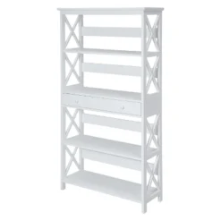59.75" Oxford 5 Tier Bookcase With Drawer - Breighton Home 15 59.75" Oxford 5 Tier Bookcase With Drawer - Breighton Home -Deals Breighton Home Store GUEST 43f0662d 6c07 459d 9359 20f47816cb0c