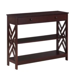 Titan 1 Drawer Console Table With Shelves - Breighton Home -Deals Breighton Home Store GUEST 44cadf5b 1e1b 459e 9e39 52b450c1bdc2