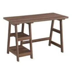 Designs2Go Trestle Desk With Shelves - Breighton Home -Deals Breighton Home Store GUEST 46edd10a fbd8 4d2f a81e 7a1e2df4d259