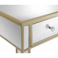 Gold Coast Mirrored Desk - Breighton Home 18 Gold Coast Mirrored Desk - Breighton Home -Deals Breighton Home Store GUEST 487169ad 2c82 4291 9c62 83b1e5b24434