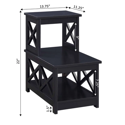 Oxford 2 Step Chairside End Table - Breighton Home 4 Oxford 2 Step Chairside End Table - Breighton Home - Image 4