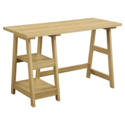 Designs2Go Trestle Desk With Shelves - Breighton Home -Deals Breighton Home Store GUEST 4b76c7d6 a99f 4fdf 9122 42818e9ee920