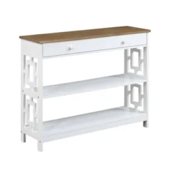 Town Square 1 Drawer Console Table With Shelves - Breighton Home -Deals Breighton Home Store GUEST 51aae86a e3dd 494a 831f 0c5d58ef453e