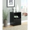23.5" 1 Door Cabinet Black - Breighton Home