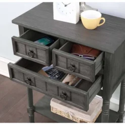 Kendra Hall Table Dark Gray - Breighton Home -Deals Breighton Home Store GUEST 5541af7b 9e77 4c19 b906 e2f4c38fc032