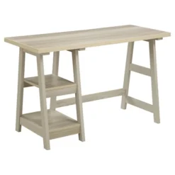 Designs2Go Trestle Desk With Shelves - Breighton Home -Deals Breighton Home Store GUEST 56518931 3089 42a6 88ab f60331c97f7f