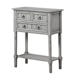 Kendra 3 Drawer Hall Table With Shelf - Breighton Home -Deals Breighton Home Store GUEST 653b0275 2b65 4971 a319 1f010b7d969f